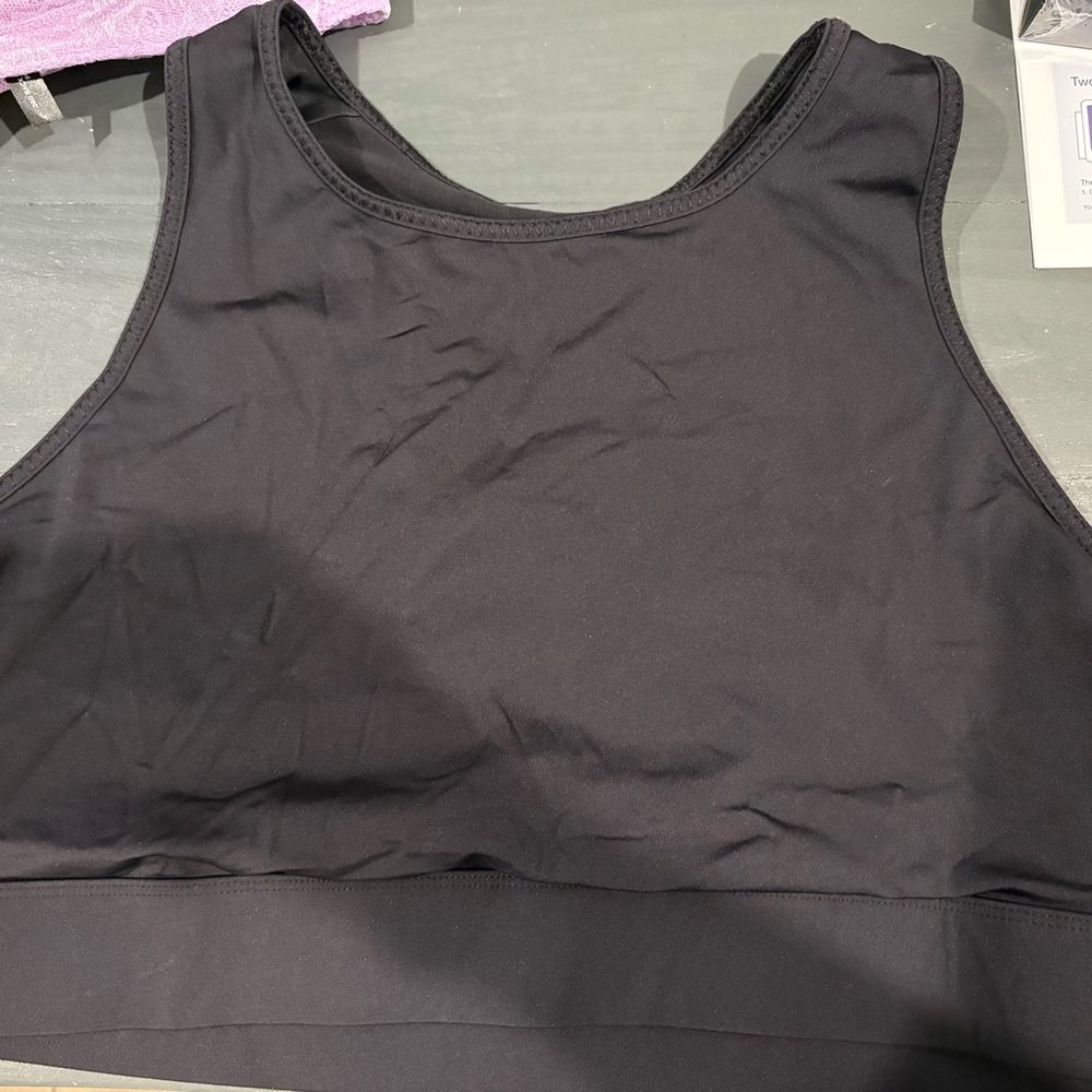 Fabletics Black Sports Bra Intimates & Sleepwear